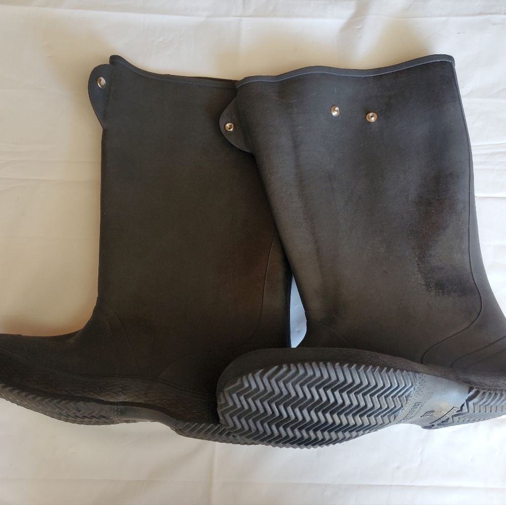 Men's Black Rubber Boots